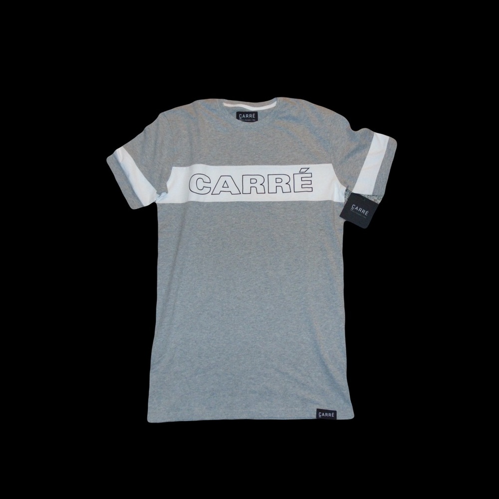 Gray and White Paris Graphic Men's Tee